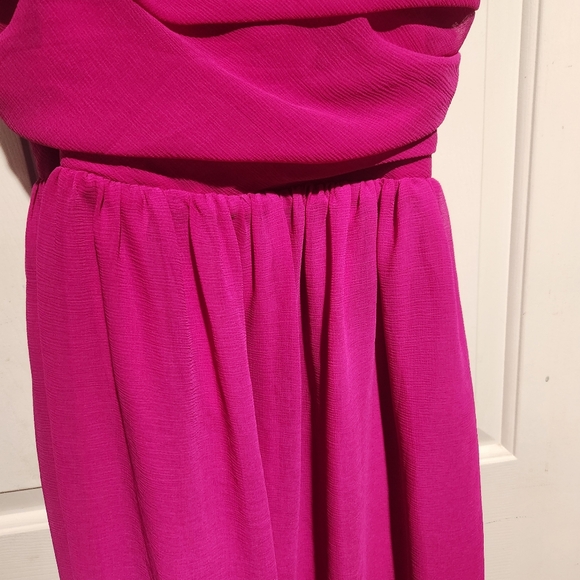 HATCH Celeste Fuschia Pink Sleeveless Smocked Dress Size S/M - Picture 11 of 14